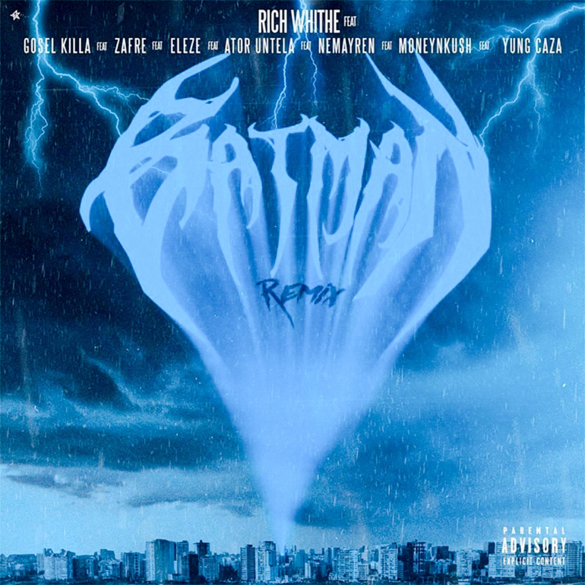 Batman (Remix) [feat. Gosel Killa, Zafre, Eleze, Ator Untela, Moneynkush & Yung Caza] - Single by Richwhite album cover