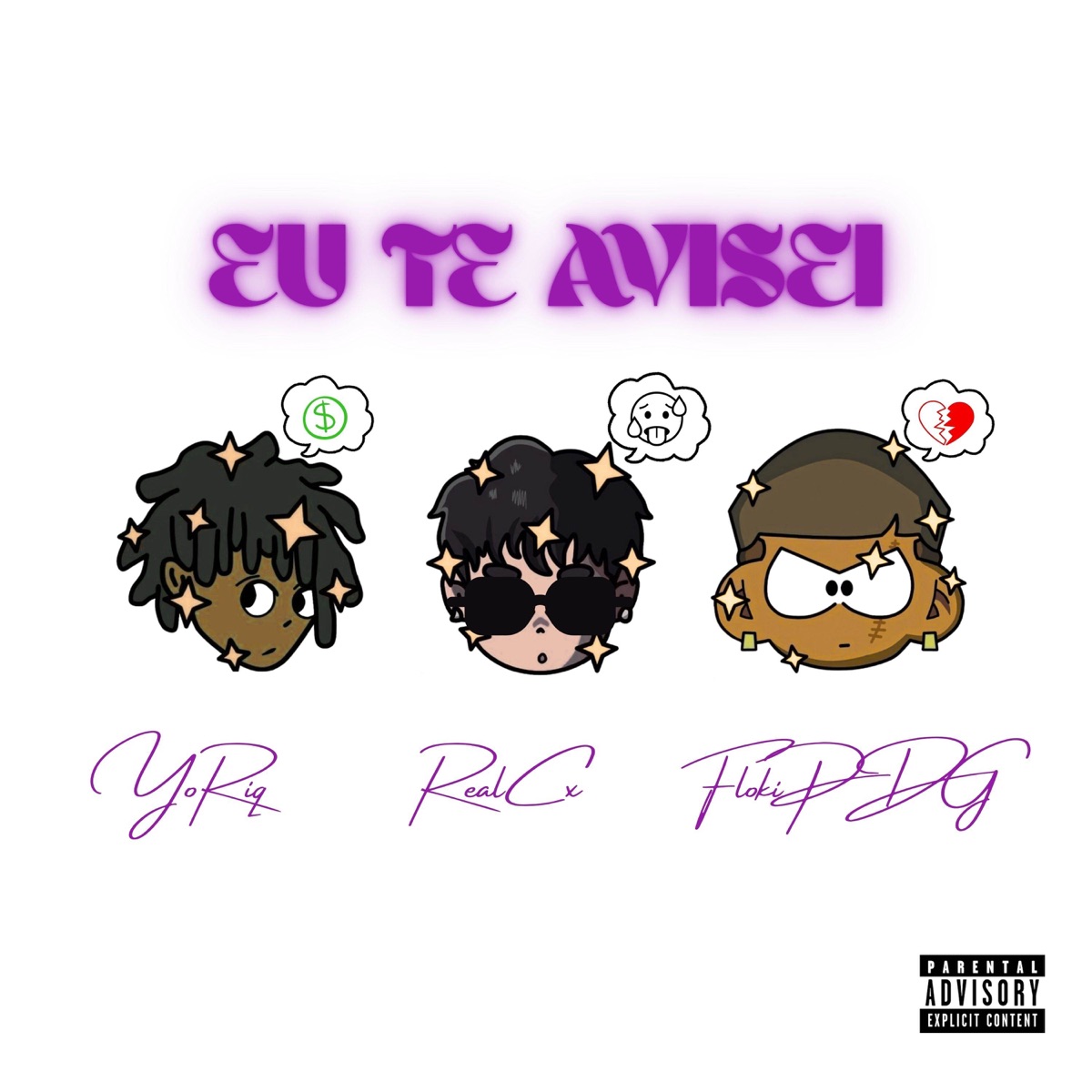 EU TE AVISEI - Single by realcx, Yo Riq & FLOKIPDG album cover