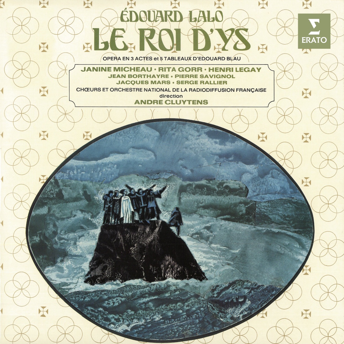 Lalo: Le Roi d'Ys by André Cluytens, Rita Gorr, Orchestre de la Radiodiffusion Française, Janine Micheau & Henri Legay album cover