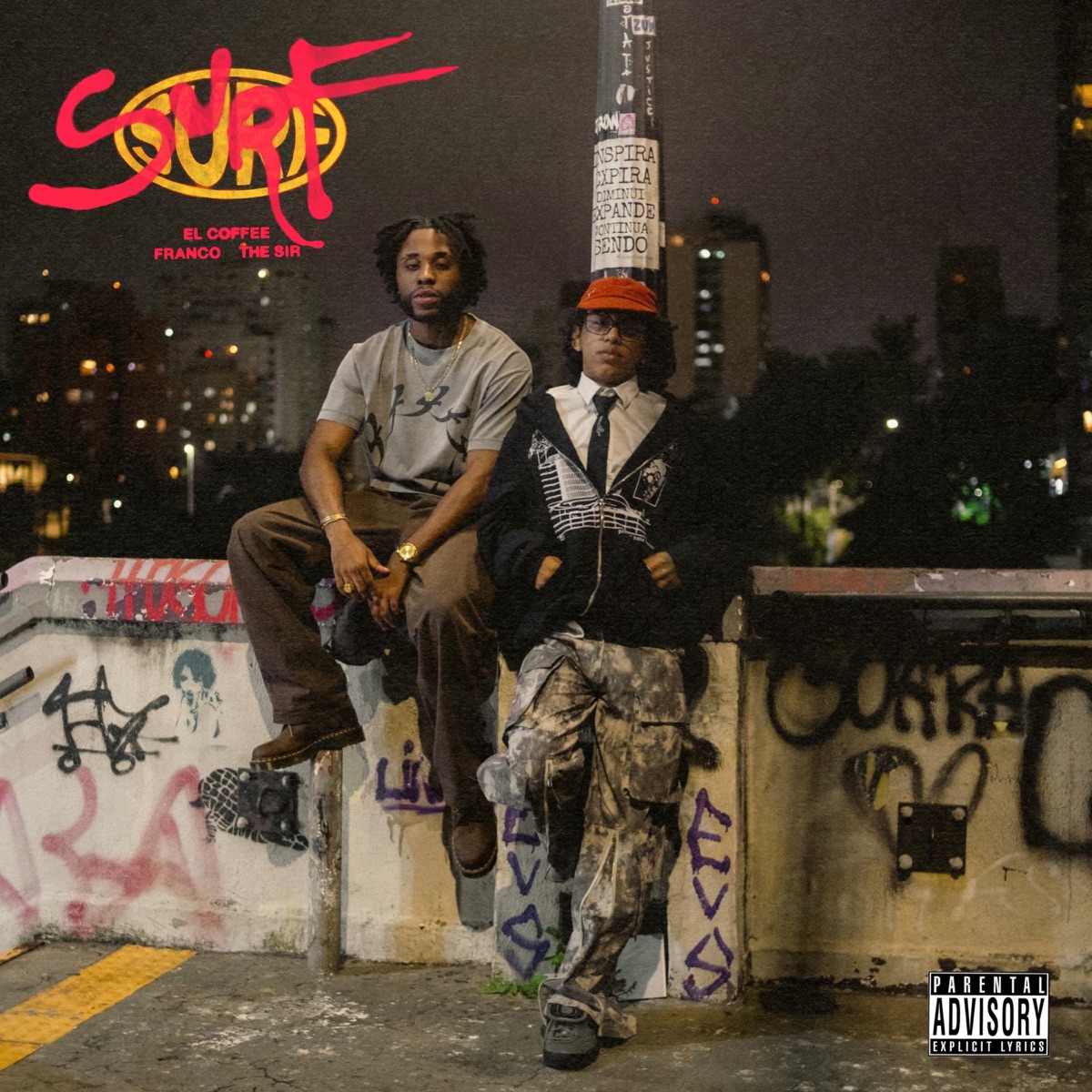Surf - Single by El Coffee, Franco, The Sir!, 2B & Valey album cover