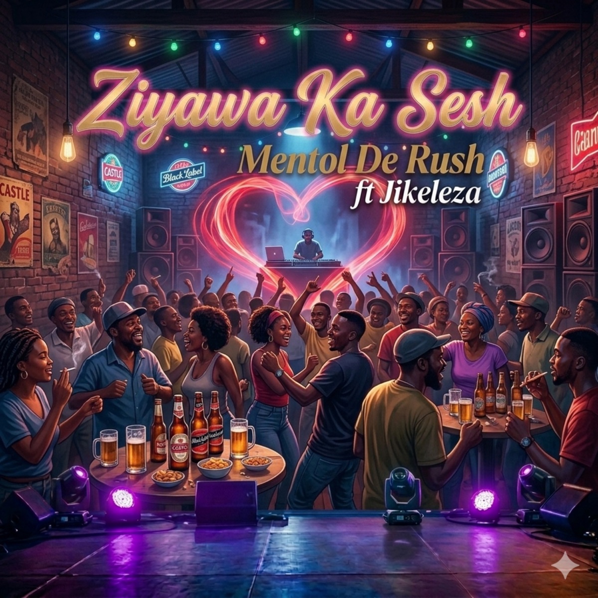 Ziyawa Ka Sesh (feat. Jikeleza) - Single by Mentol De Rush album cover