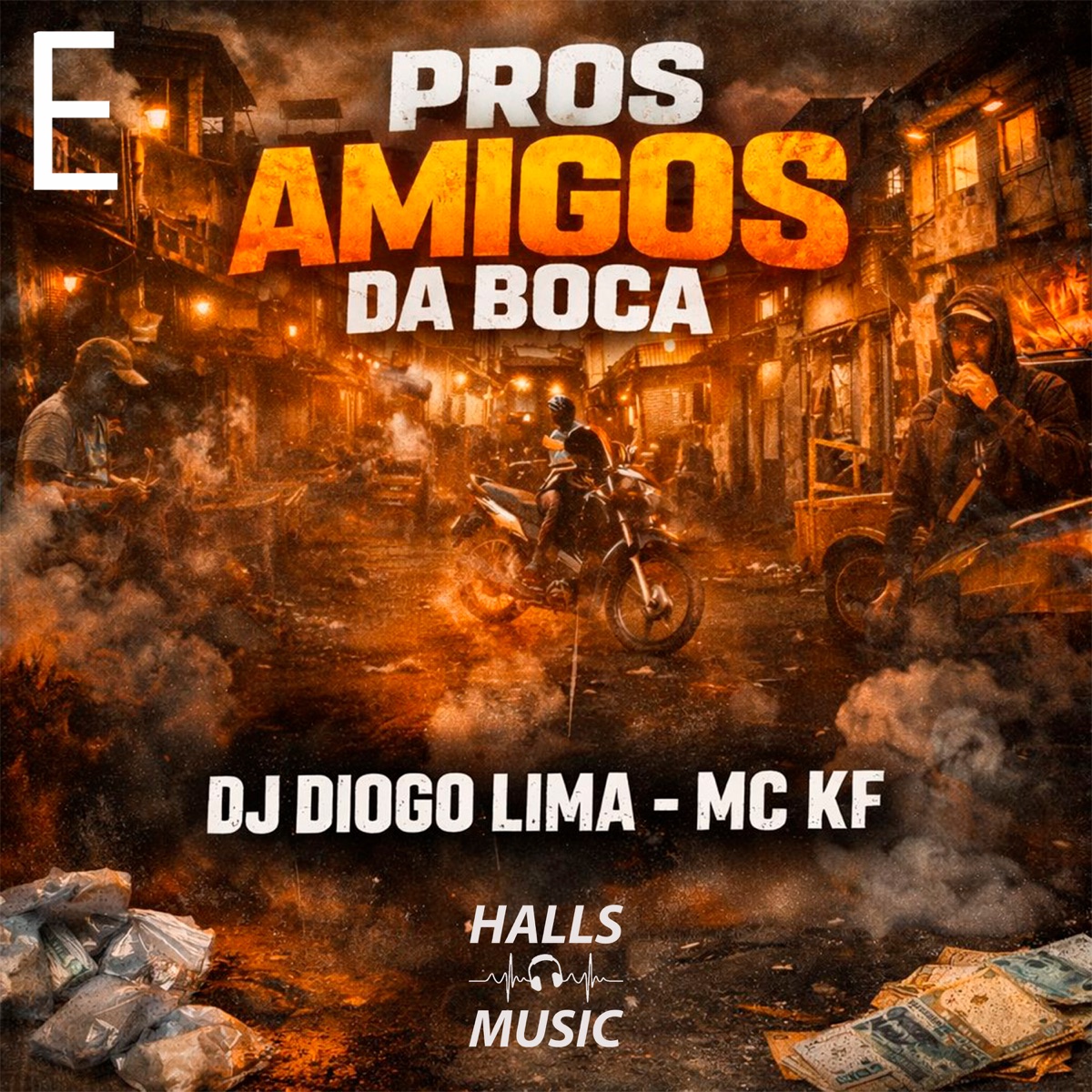 Pros Amigos da Boca - Single by Mc KF album cover