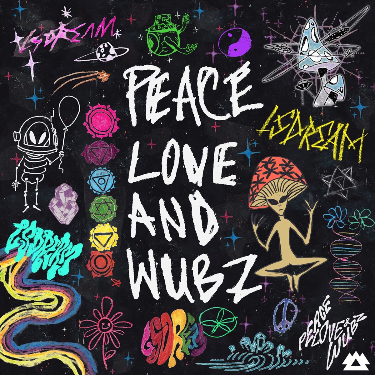 Peace Love & Wubz by LSDREAM album cover