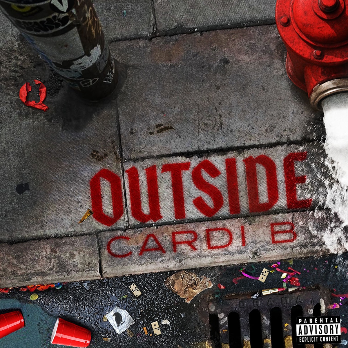 Outside - Single by Cardi B album cover artwork