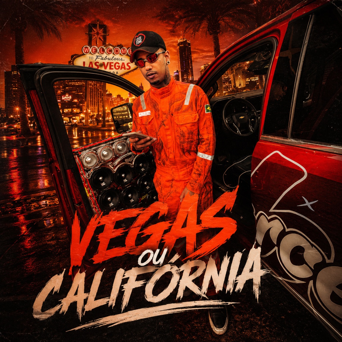 Vegas ou Califórnia - Single by Rei Do Grave album cover