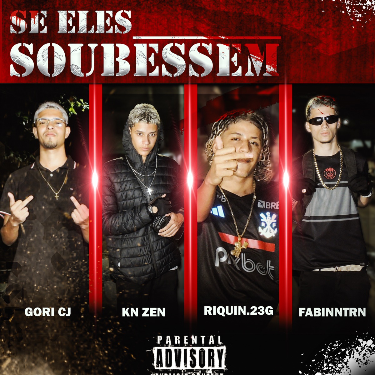 SE ELES SOUBESSEM - Single by RIQUIN, Kn Zen, FABINNTRN & GORI CJ album cover