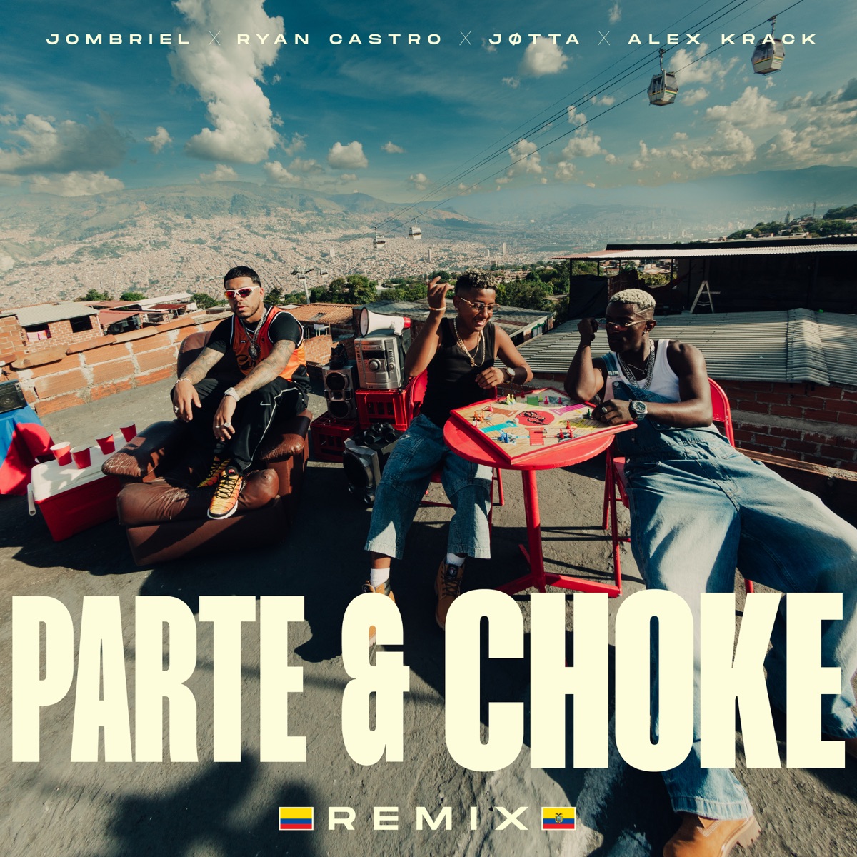 Parte & Choke (Remix) - Single by Jombriel, Ryan Castro & Alex Krack album cover