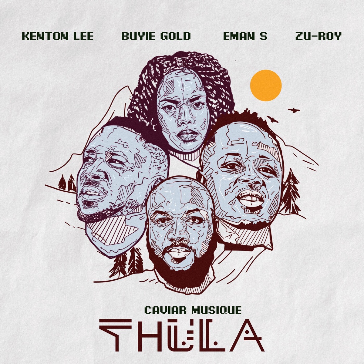 Thula (feat. Kenton Lee, Eman S, Buyie Gold & ZU-ROY) - Single by Caviar Musique album cover