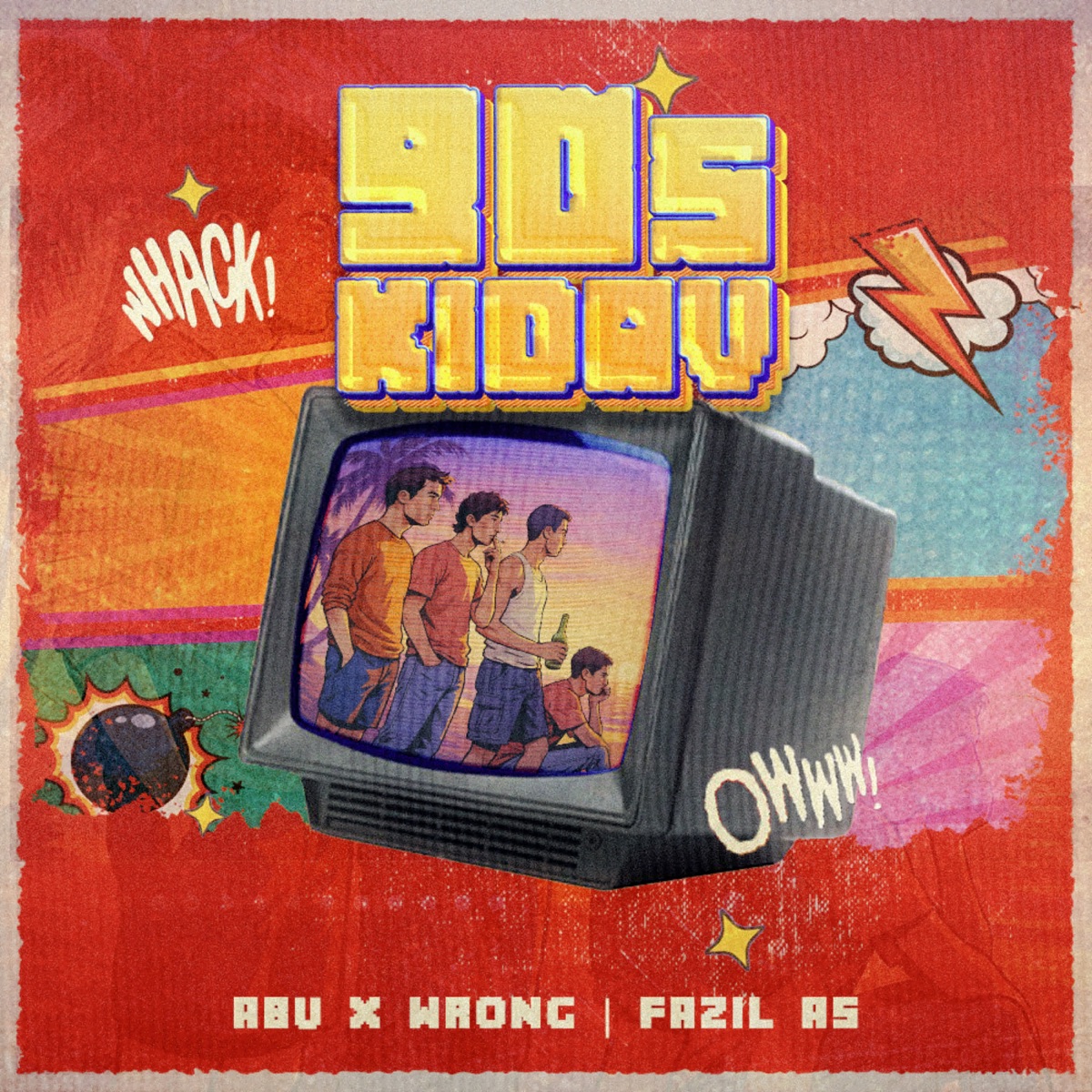 90'S KIDAV - Single by Abu X-wrong & Fazil AS album cover