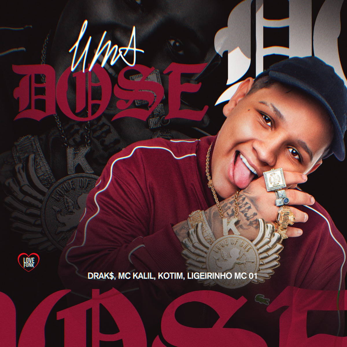 Uma Dose (feat. Ligeirinho Mc) - Single by drak$, Kotim & MC KALIL album cover