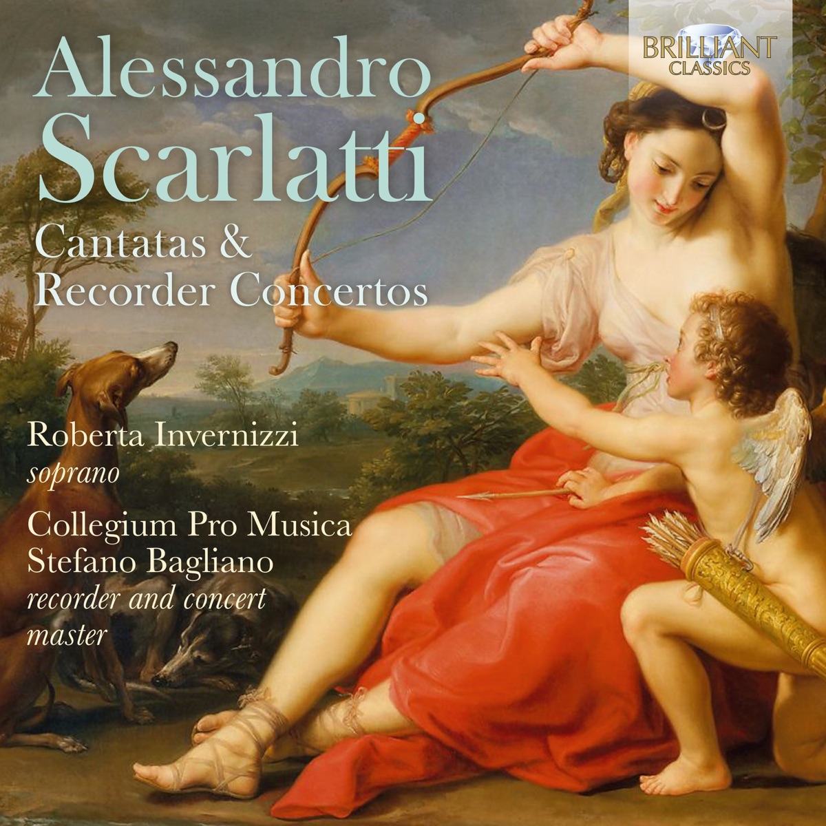 Alessandro Scarlatti: Cantatas & Recorder Concertos by Roberta Invernizzi, Collegium Pro Musica & Stefano Bagliano album cover