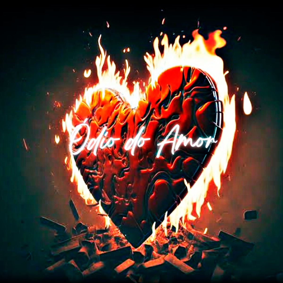 Ódio do Amor - Single by Mc iugui album cover