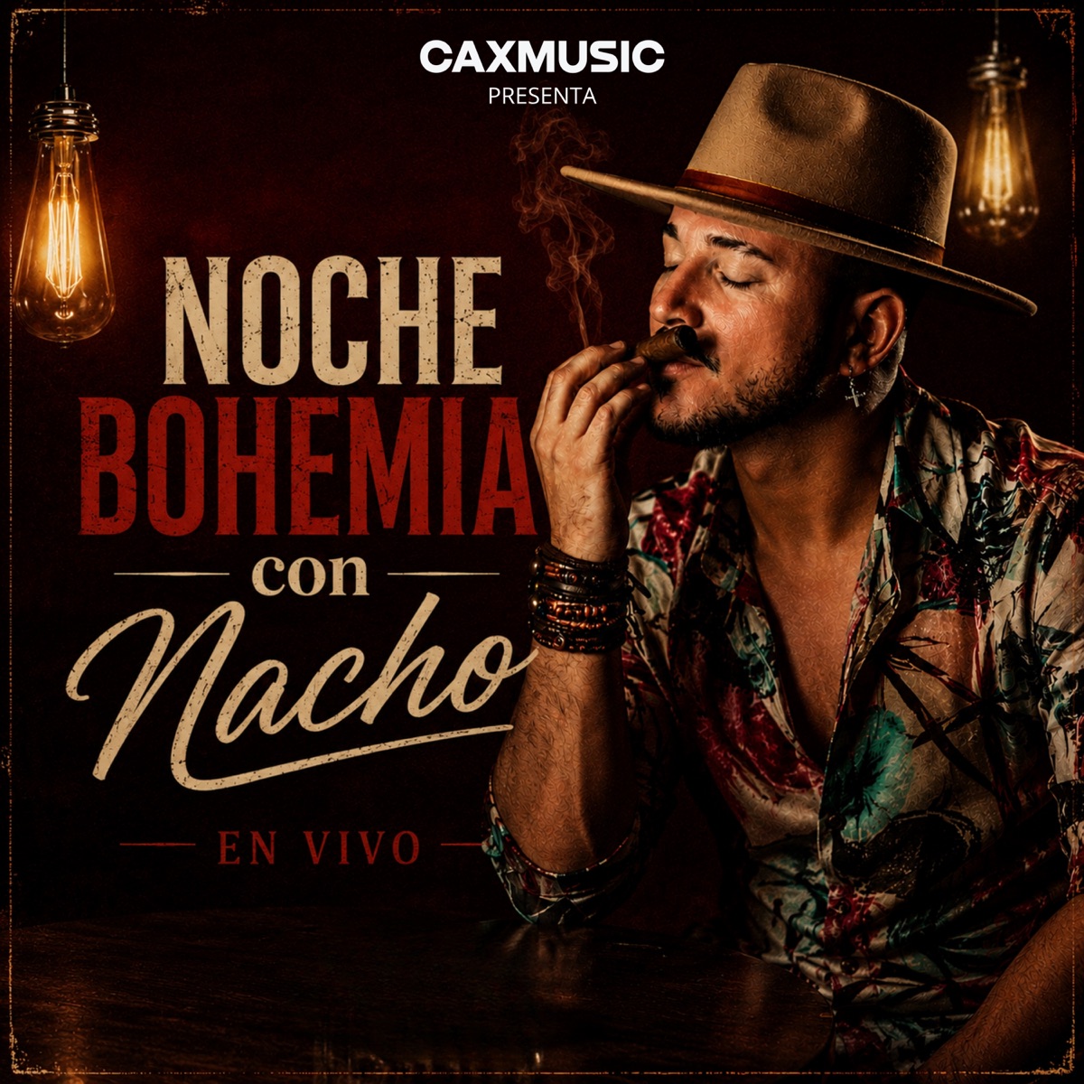Noche Bohemia con Nacho (En Vivo) by Nacho Estrella album cover