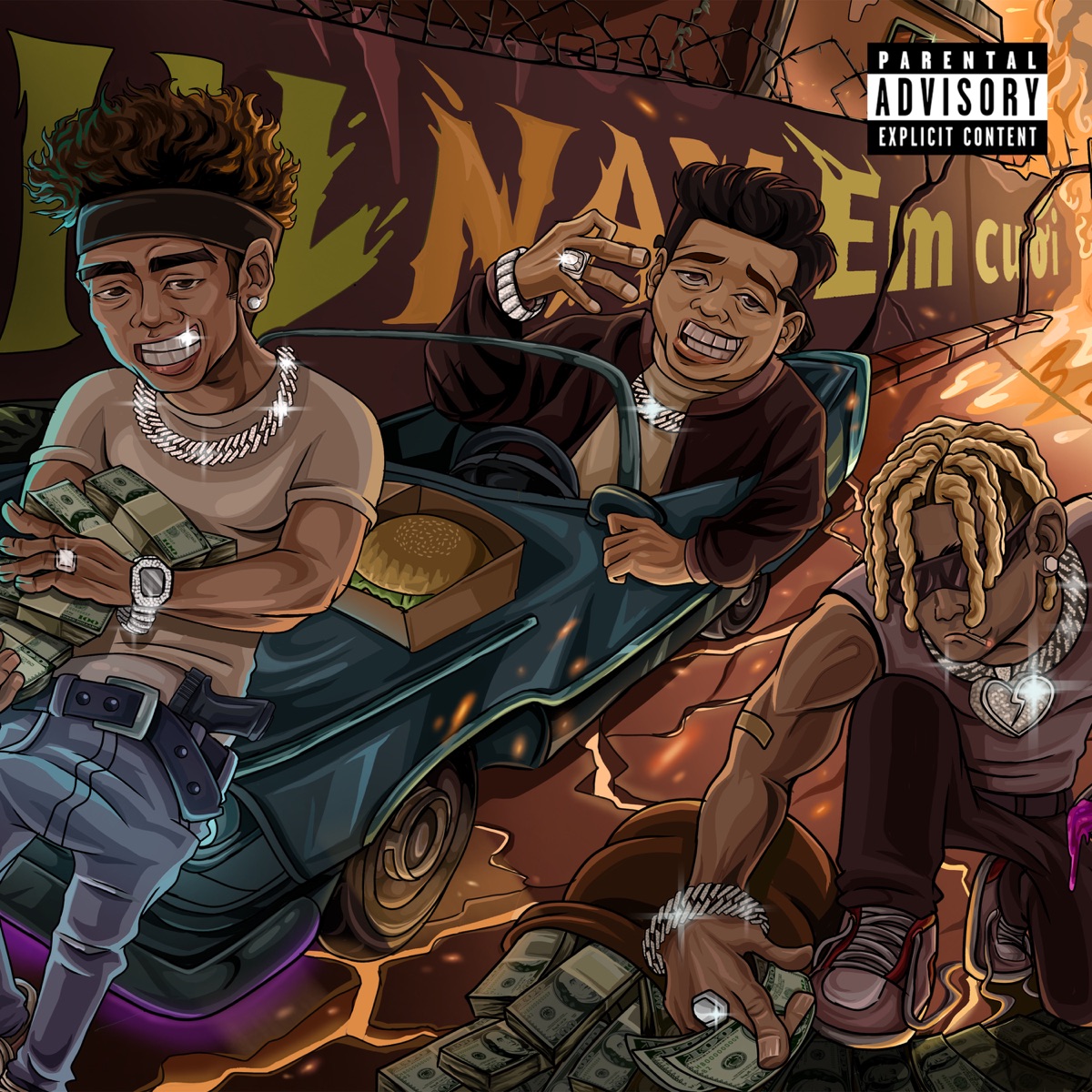 Drill Nay Em Cuoi (feat. Young Tafyz & Tibicon) - Single by HeeTee album cover