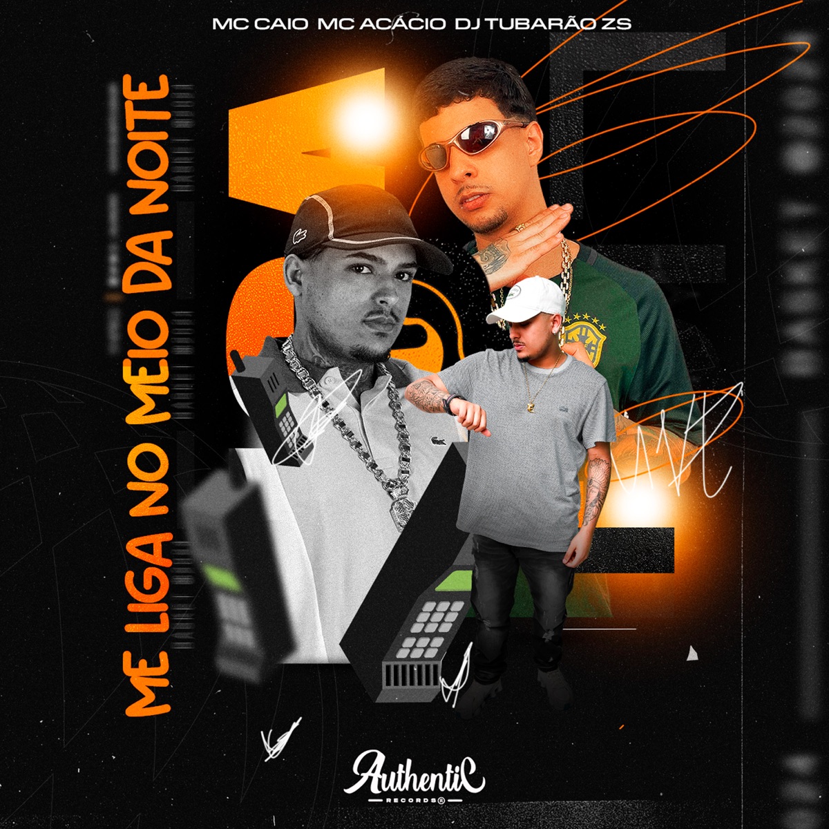 Me Liga no Meio da Noite (feat. Mc Caio) - Single by DJ Tubarão ZS & Mc Acácio album cover