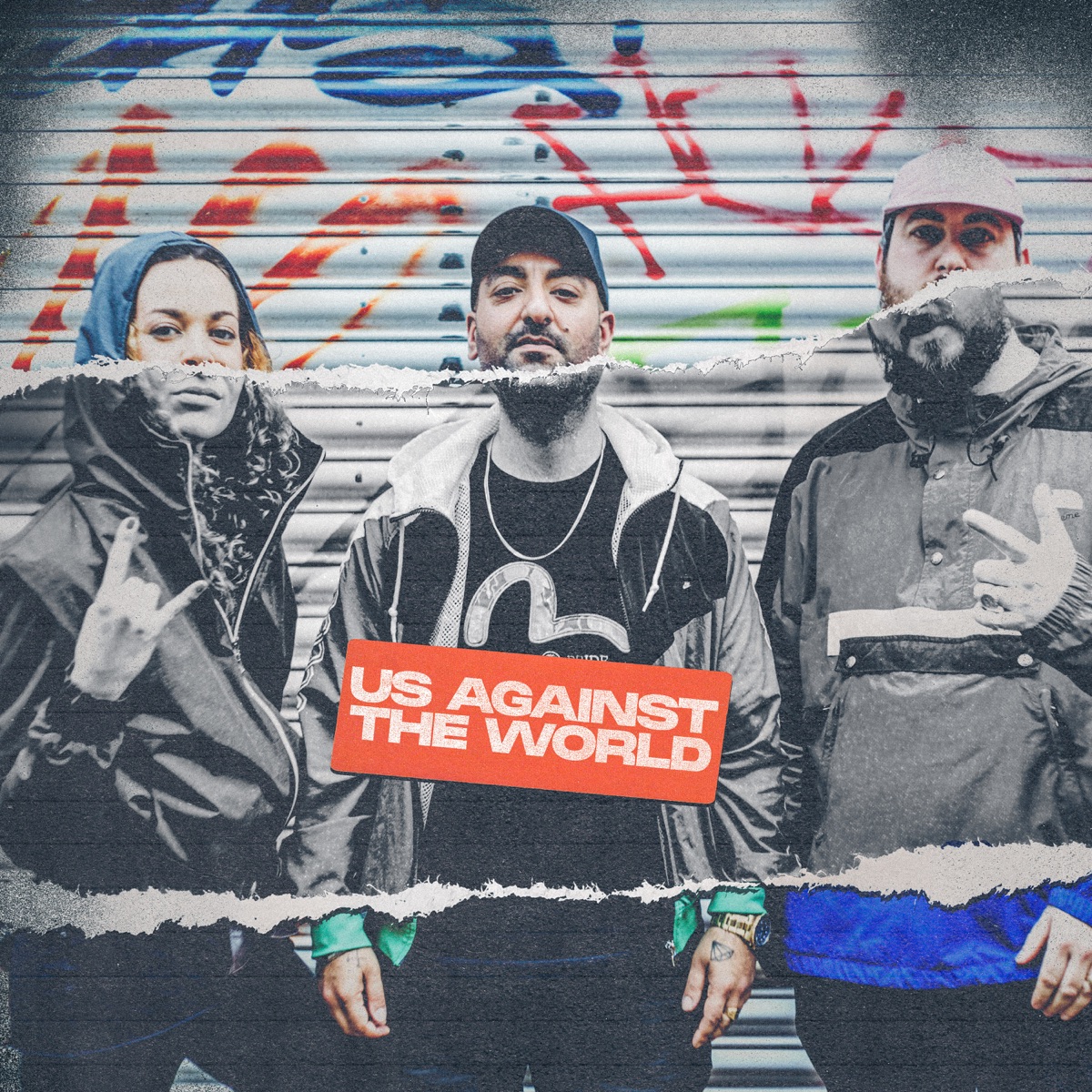Us Against The World (feat. MC Fedora) - Single by The Strange Neighbour & DJ Squarewave album cover