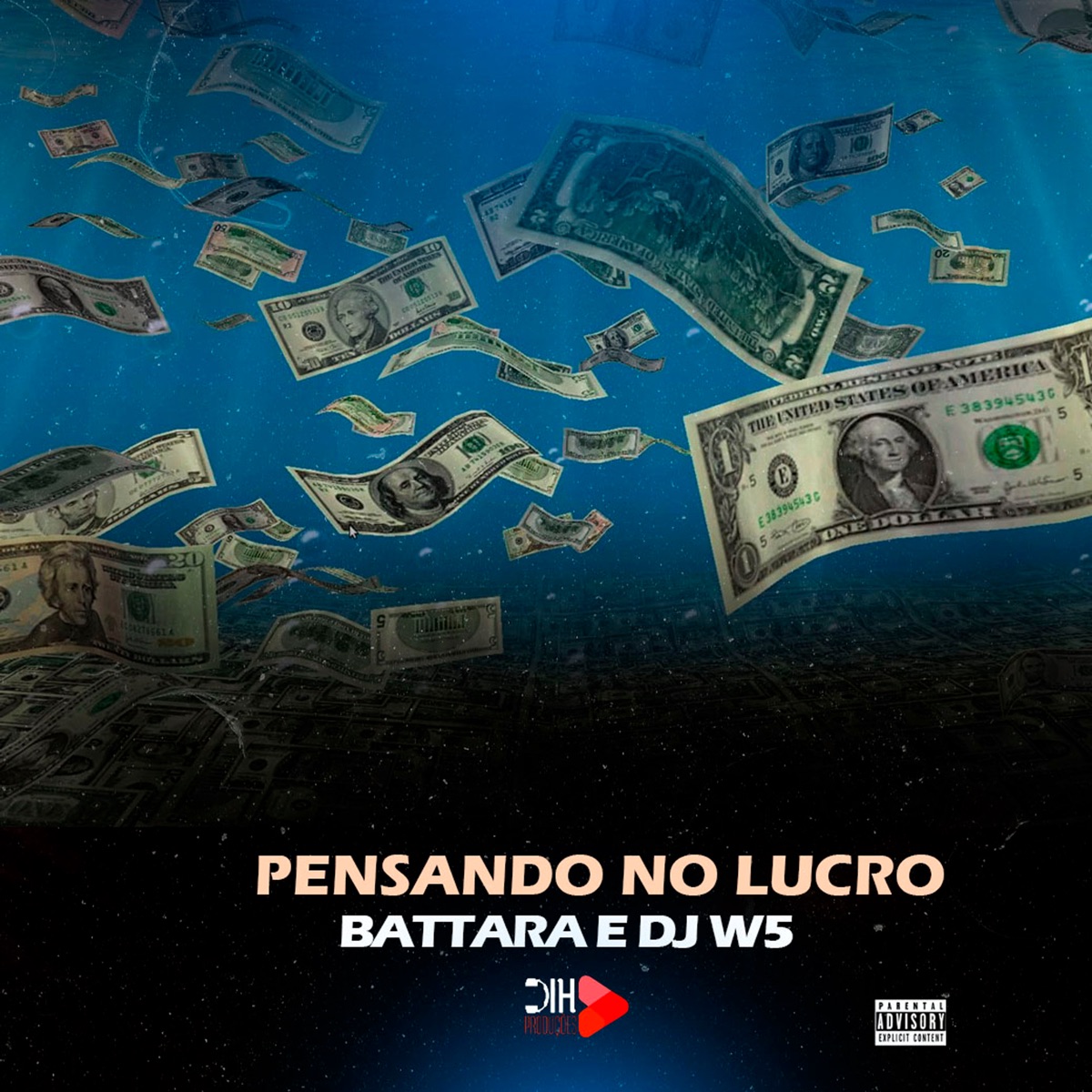 Pensando no Lucro - Single by DJ W5 & Battara album cover