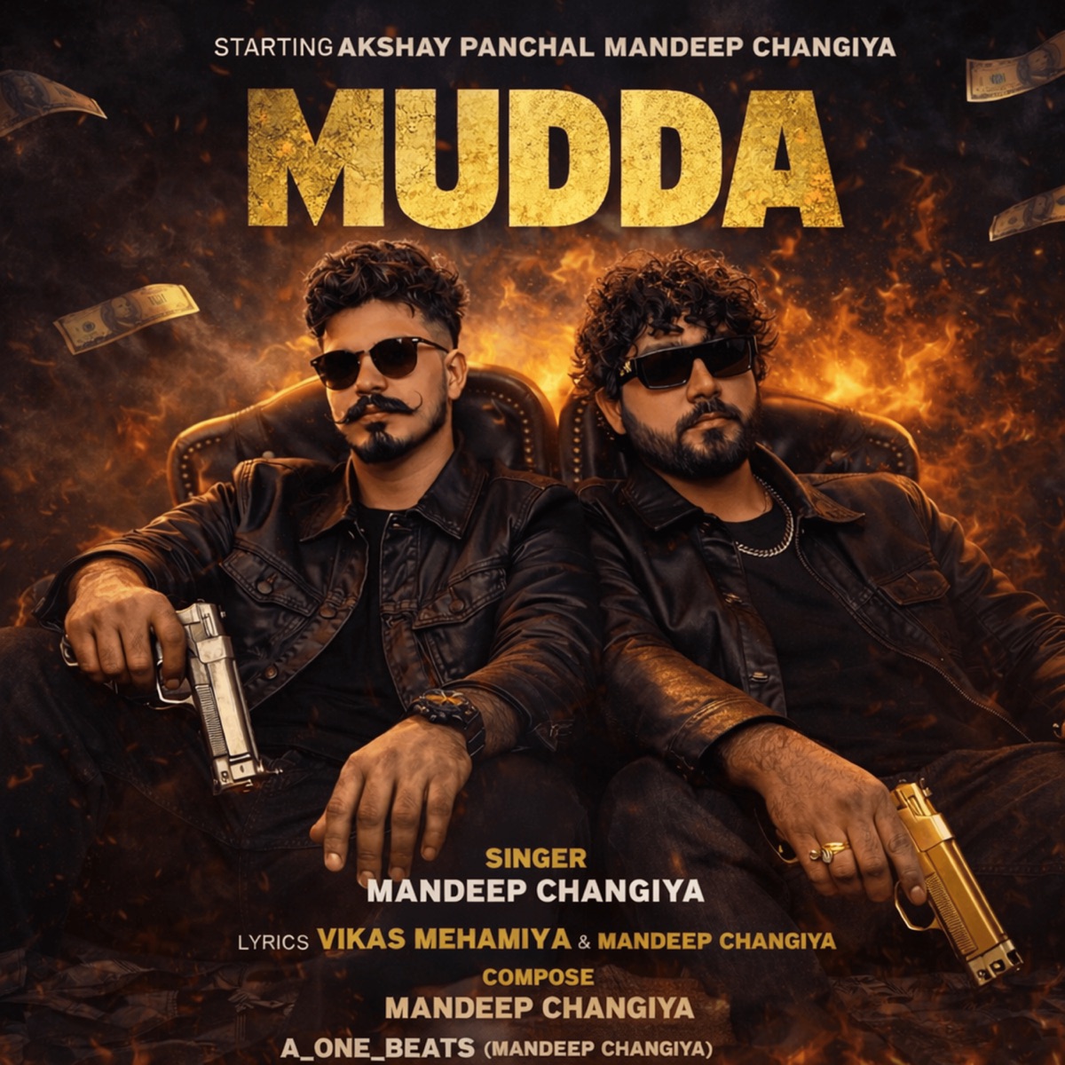 Mudda (feat. Akshay Panchal) - Single by Mandeep Changiya album cover