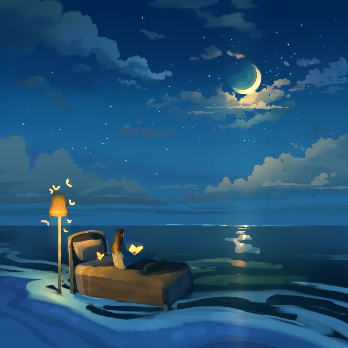 Moonlit Dreams - Single by Fabilous Beats album cover