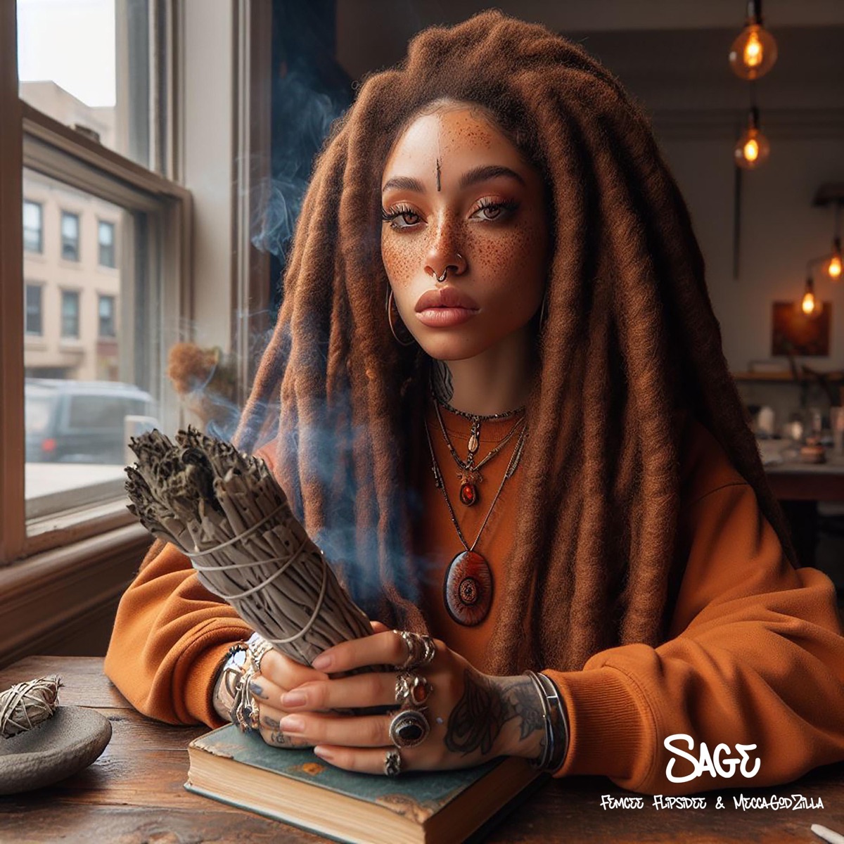 Sage (feat. Femcee Flipsidee) - Single by MeccaGodZilla album cover
