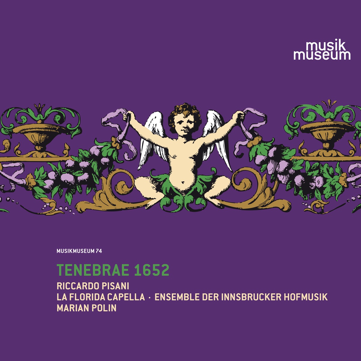 Tenebrae 1652 by Riccardo Pisani, La florida Capella & Marian Polin album cover