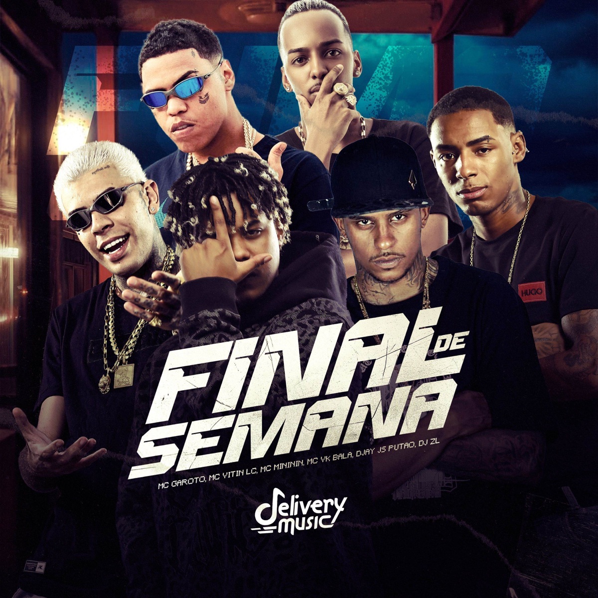 FINAL DE SEMANA (feat. Mc Vk Bala) - Single by MC Garoto, mc mininin, MC Vitin LC & Djay Js Putão album cover