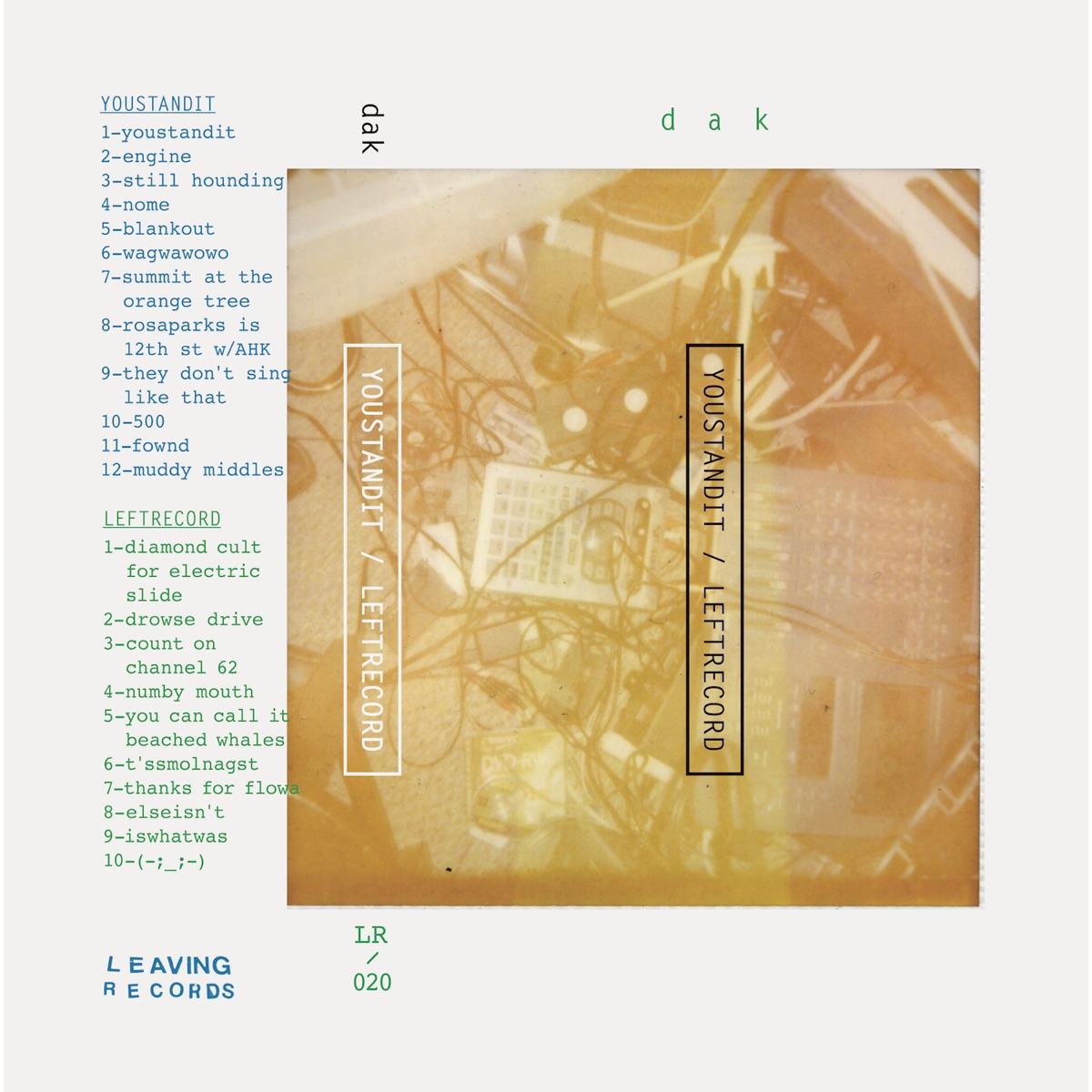 Youstandit / Leftrecord by dakim album cover