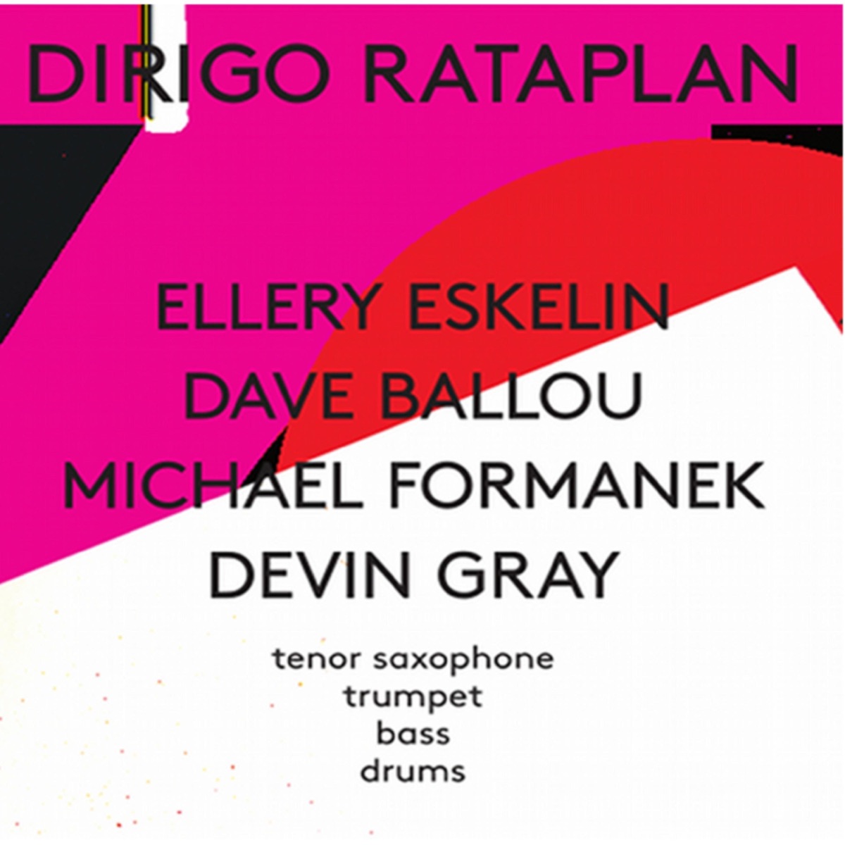 Dirigo Rataplan I (feat. Ellery Eskelin, Michael Formanek & Dave Ballou) by Devin Gray album cover