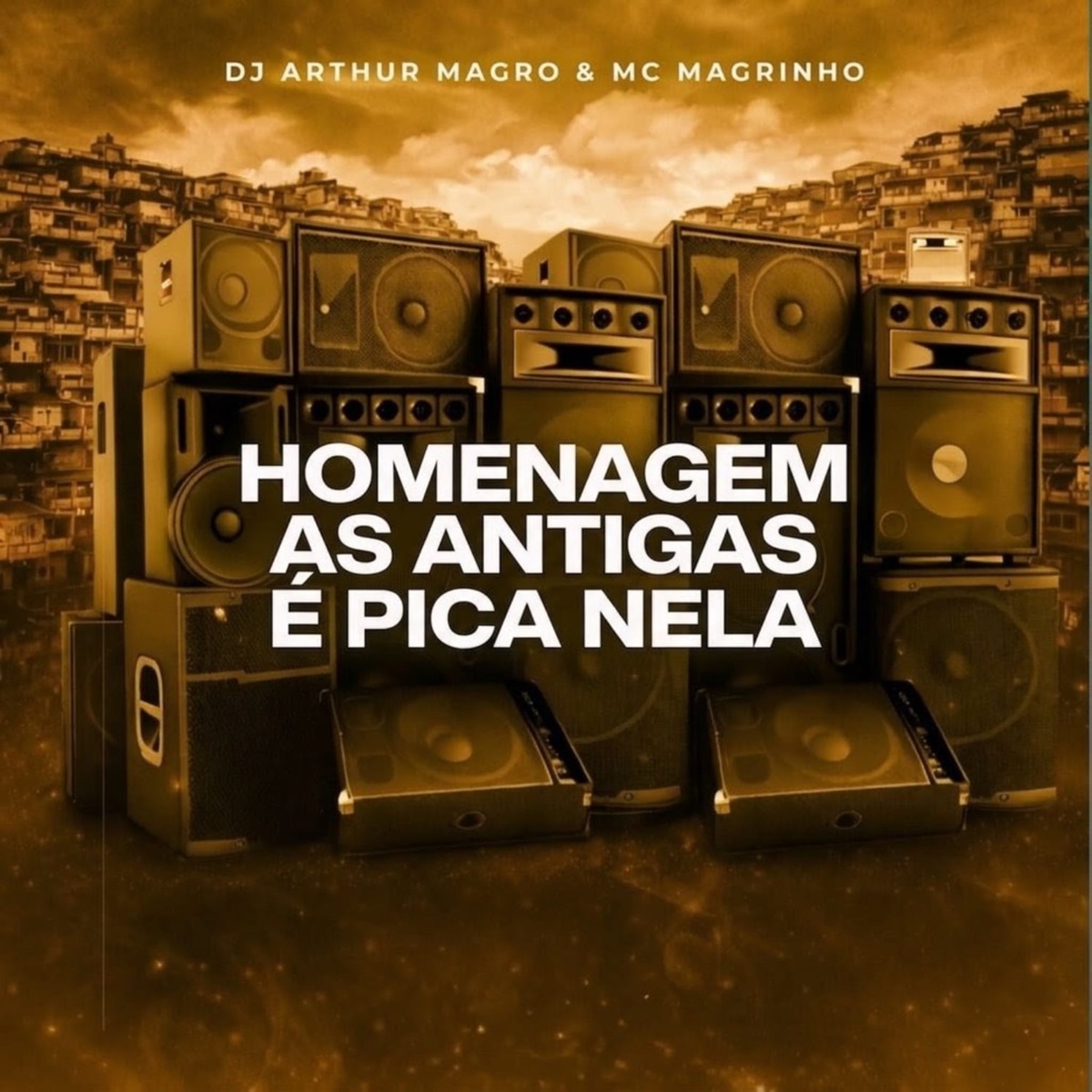Homenagem As Antigas E Pika Nela - Single by DJ ARTHUR MAGRO & Mc Magrinho album cover