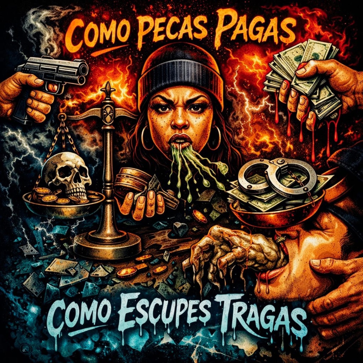 Como pecas pagas - Single by Navajo Castro album cover