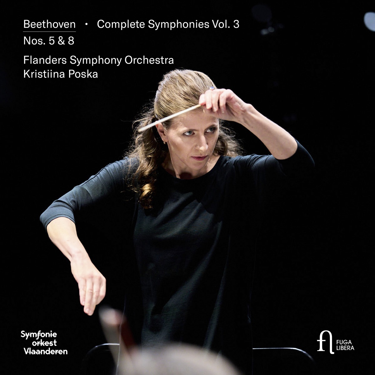 Beethoven: Symphonies Nos. 5 & 8 (Complete Symphonies, Vol. 3) by Flanders Symphony Orchestra & Kristiina Poska album cover