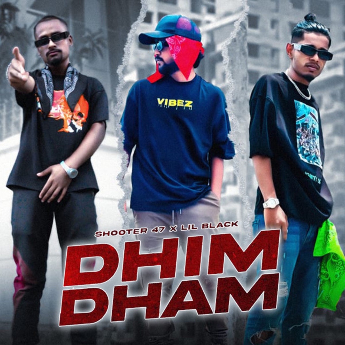 DHIM DHAM (feat. Shooter 47) - Single by Lil Black album cover
