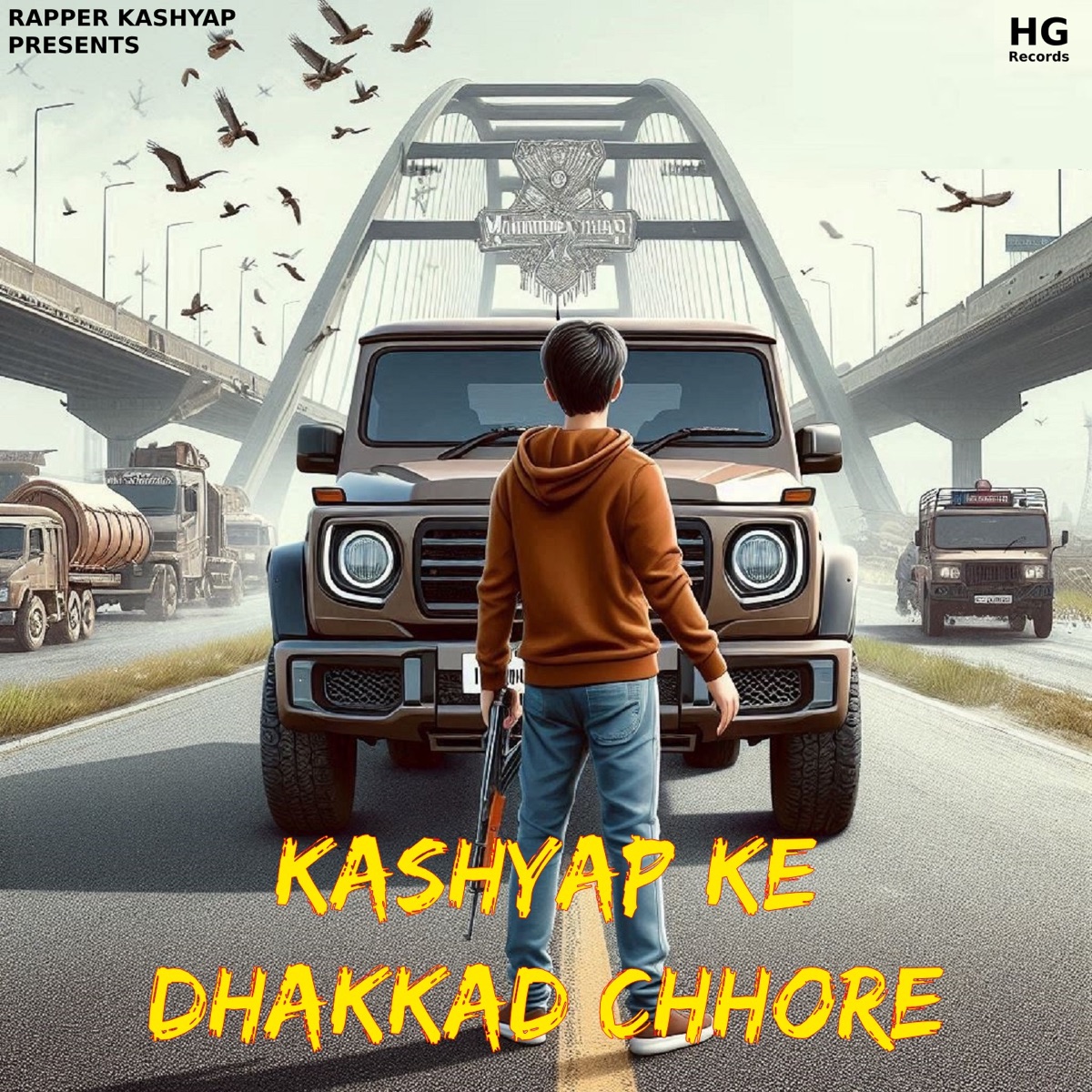 Kashyap Ke Dhakkad Chhore - Single by Rapper Kashyap & Abhishek Chudiyala album cover