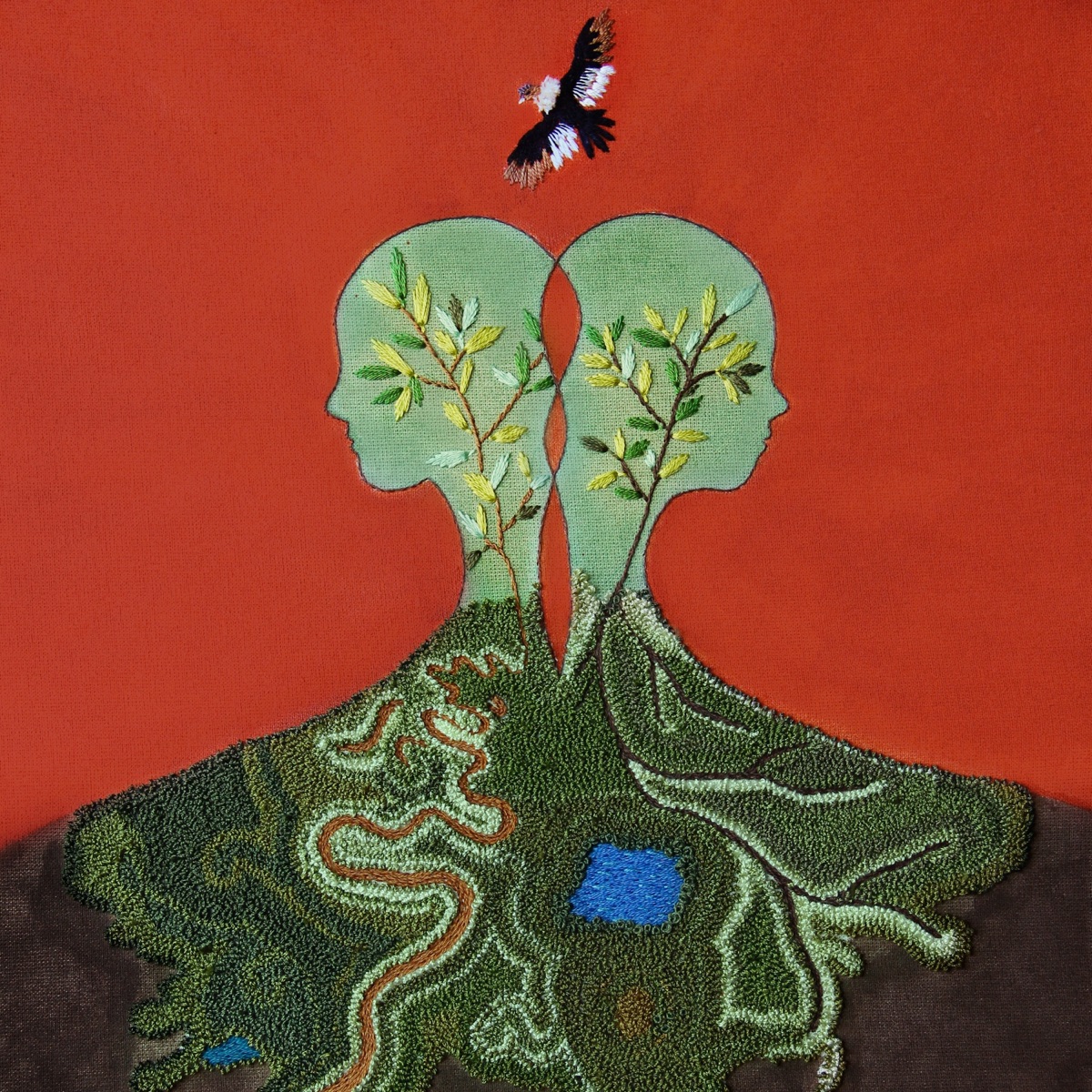 Hoja de Ruta - Single by Jilguero Rojo, Andrés Guerrero & Manuela Ocampo album cover