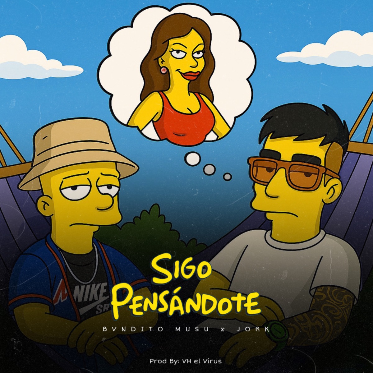 Sigo Pensándote (feat. Jork) - Single by Bvndito Musu album cover