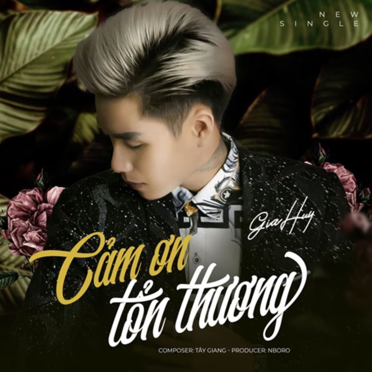 Cảm Ơn Tổn Thương - Single by Gia Huy Singer album cover