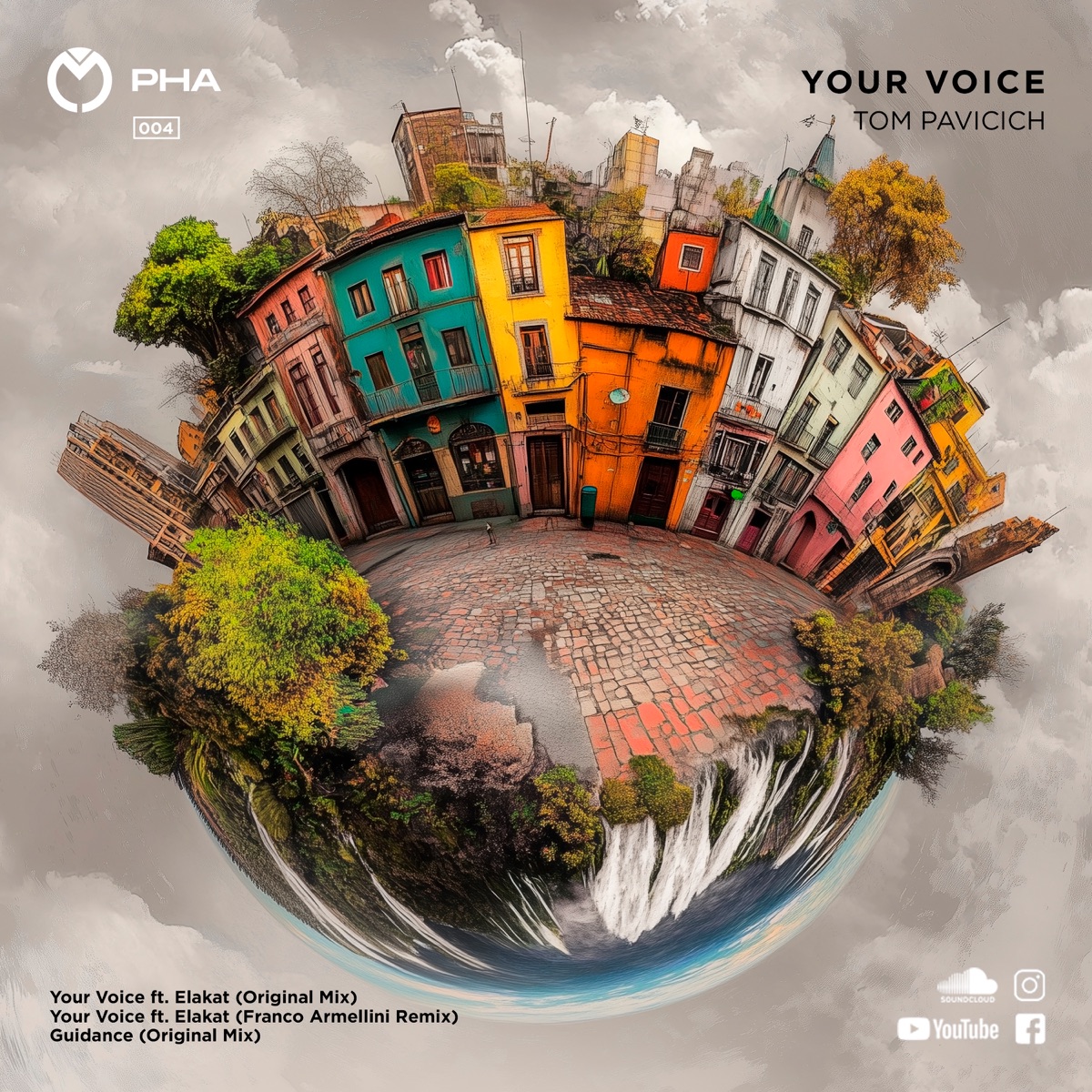 Your Voice - Single by Tom Pavicich, Franco Armellini & ELAKAT album cover