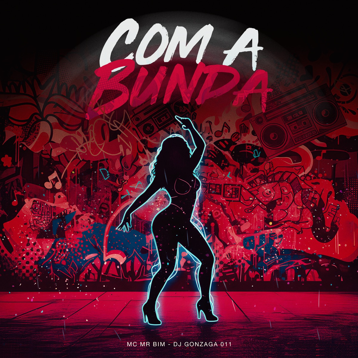 Com a Bunda - Single by Mc Mr. Bim, dj gonzaga 011 & 2Click album cover