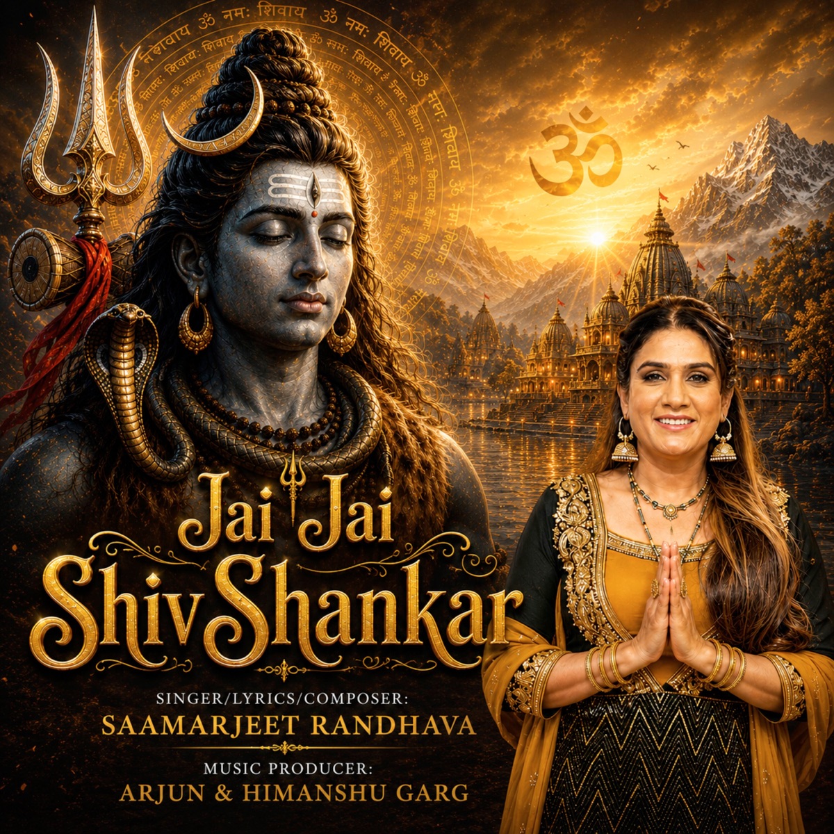 Jai Jai Shiv Shankar - Single by Saamarjeet Randhava & Himanshu Garg album cover