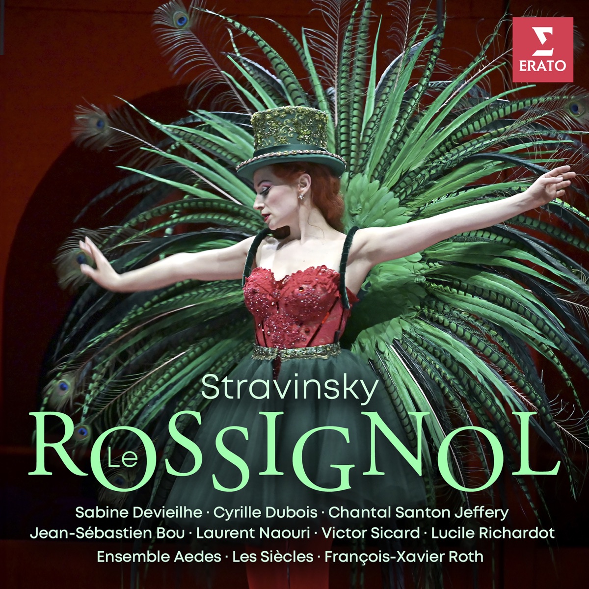 Stravinsky: Le Rossignol by Jean-Sébastien Bou, Victor Sicard, Laurent Naouri, François-Xavier Roth, Lucile Richardot, Les Siècles, Chantal Santon Jeffery, Sabine Devieilhe, Cyrille Dubois & Ensemble Aedes album cover