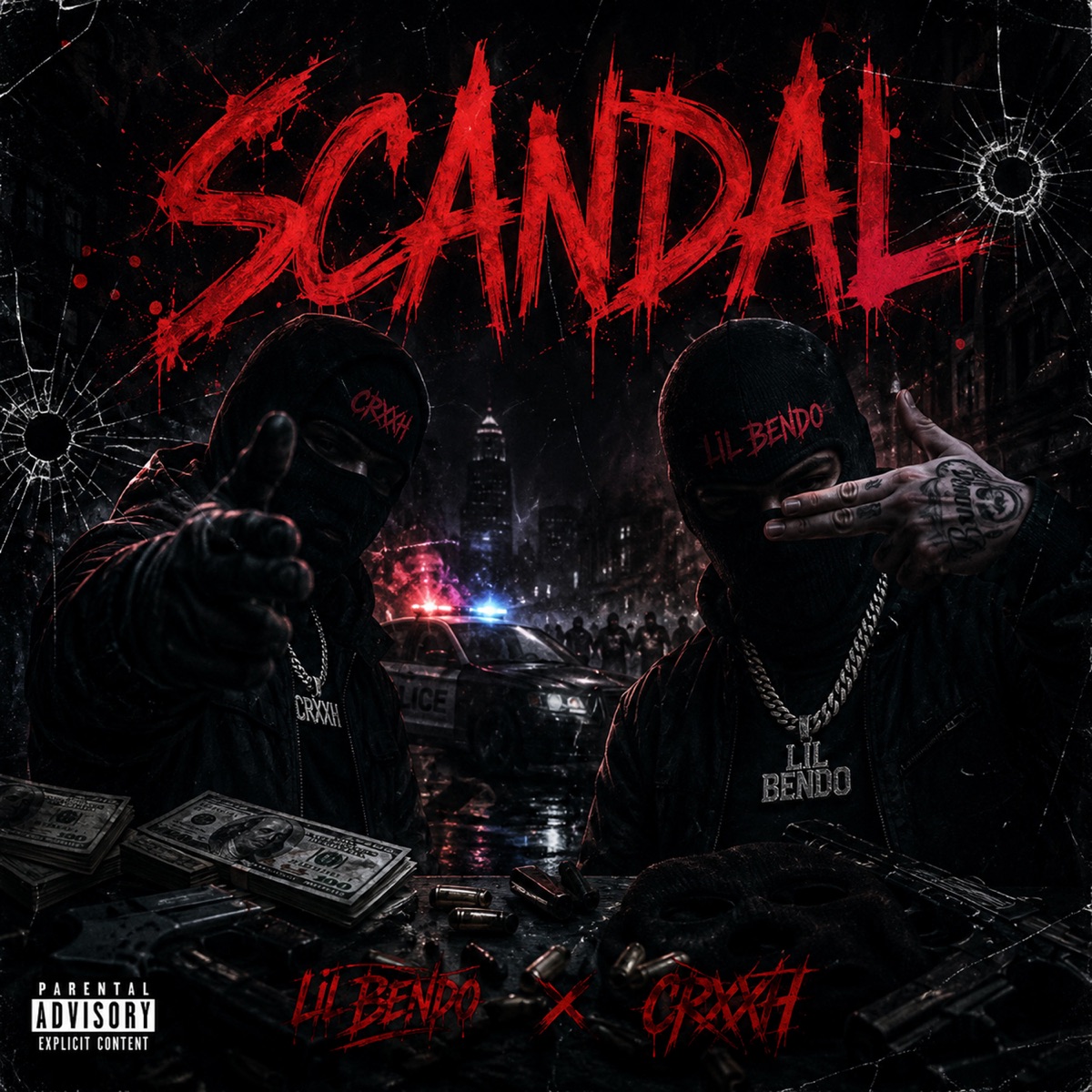 Scandal - Single by Lil Bendo & CRXXH album cover