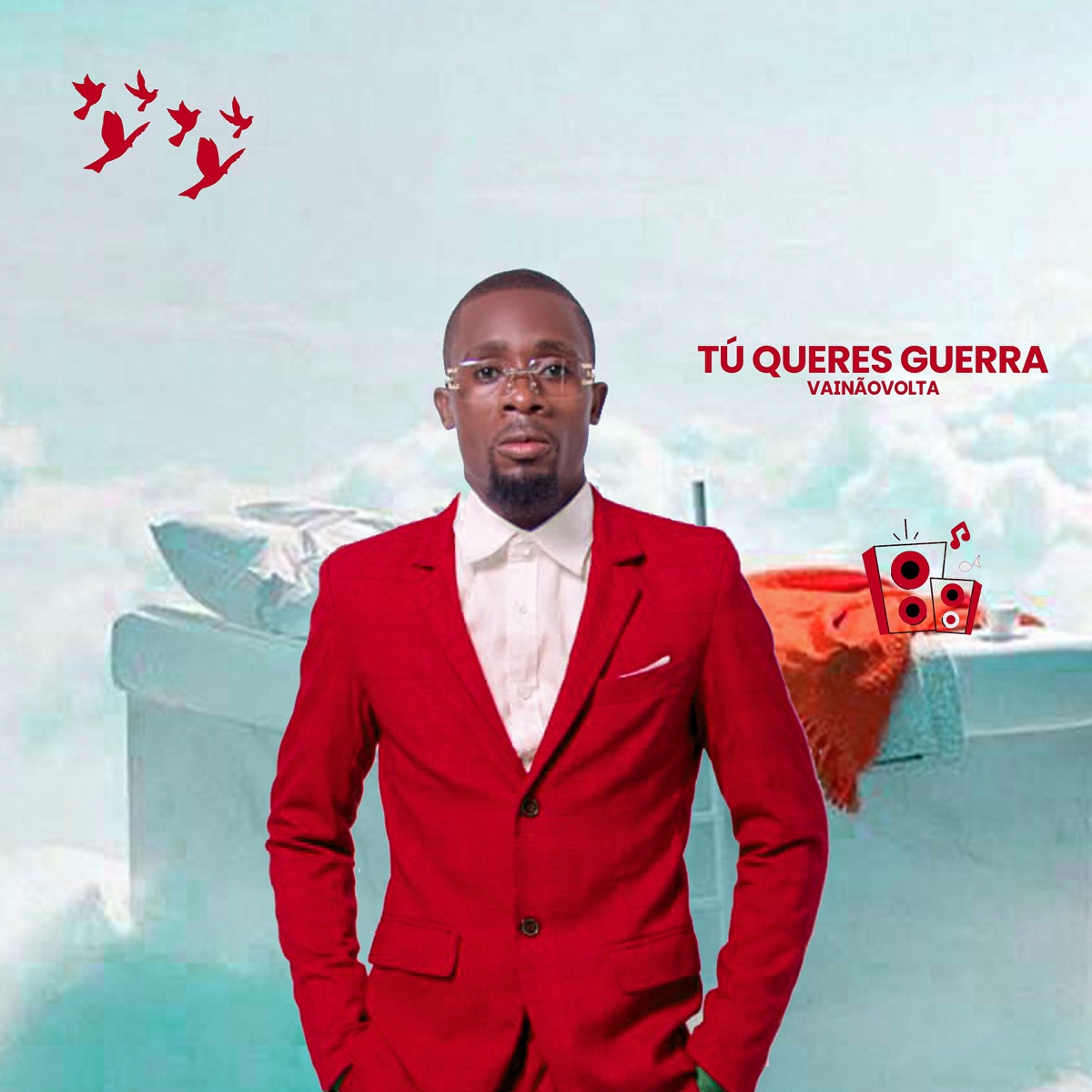 Tu Queres Guerra (feat. T - NICA & RK) - Single by VAINÃOVOLTA album cover