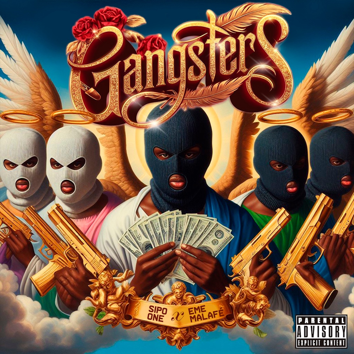 Gangsters - Single by Sipo One & Eme MalaFe album cover