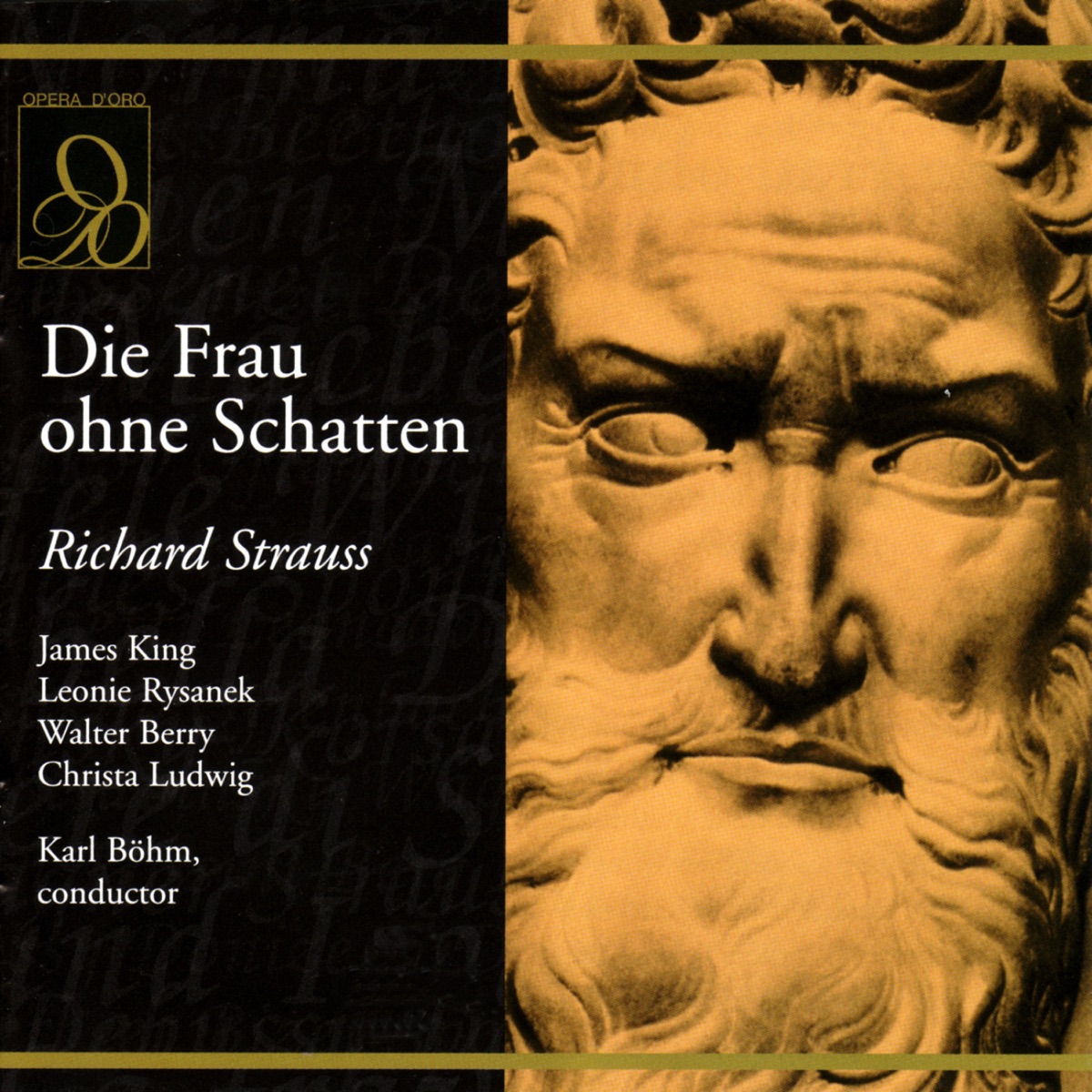 Strauss: Die Frau Ohne Schatten by James King, Leonie Rysanek, Walter Berry, Christa Ludwig, Ruth Hesse, Martin Egel, Maria Haug, Martin Schomberg, Ingrid Mayr, Zoltan Keleman, Lorenzo Alvary, Murray Dickie & Vienna Philharmonic album cover