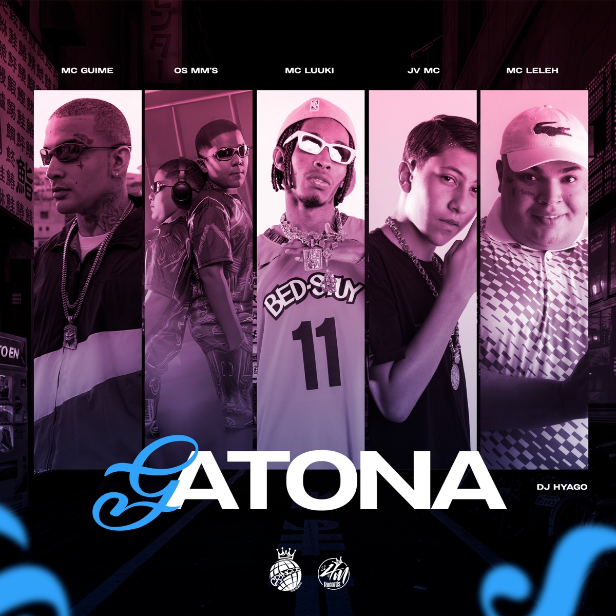 Gatona (feat. MC Leleh & JV MC) - Single by Os MMs, MC Guime, MC Luki & Dj Hyago album cover