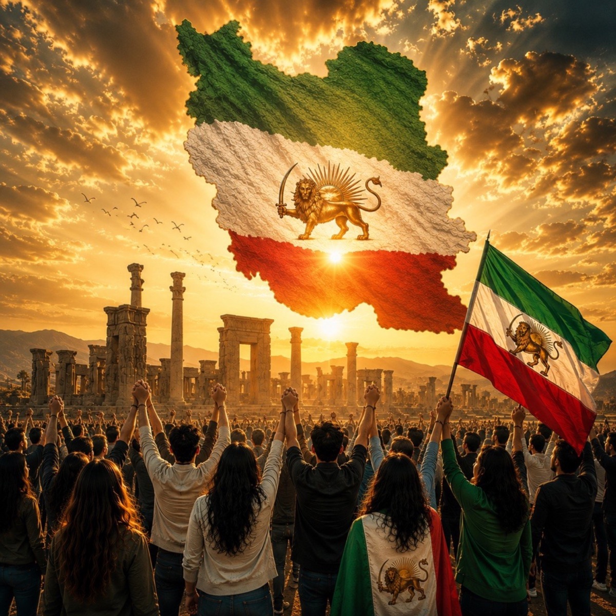 Unity for Iran - Single by Arezoo Rezvani album cover