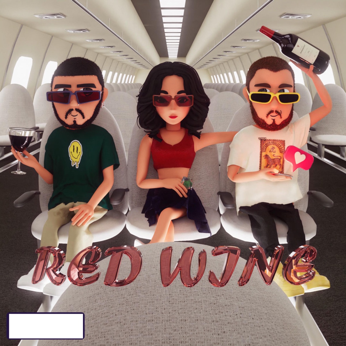 Red Wine - Single by Talk Down & Lenna album cover
