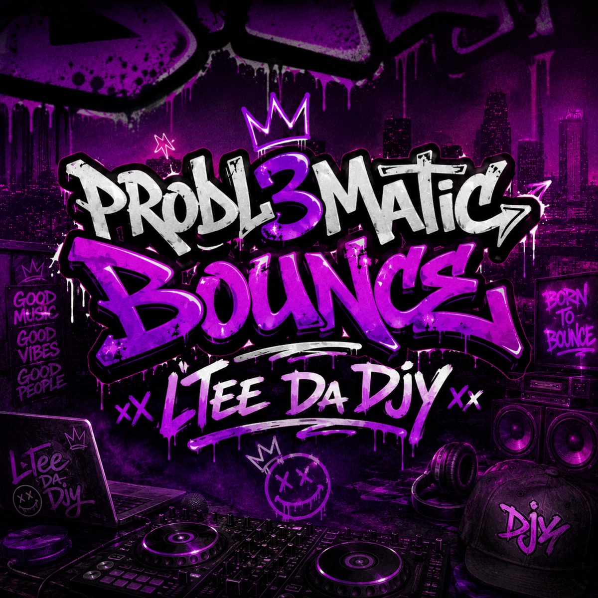 Probl3Matic Bounce - Single by LTee Da Djy album cover