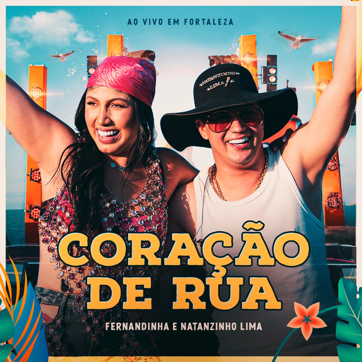 Coração de Rua (Ao Vivo) - Single by Fernandinha & Natanzinho Lima album cover