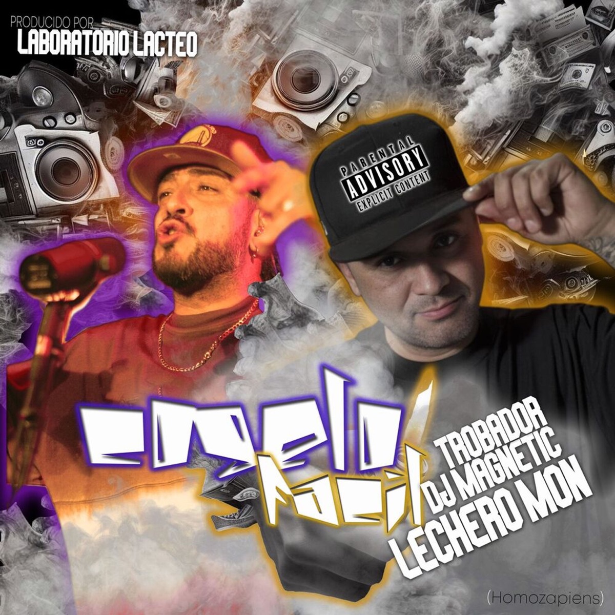 Cogelo Facil - Single by Lechero Mon, Homozapiens, MrFunkyTroba, Magnetic & ZKT1 TRIBU album cover